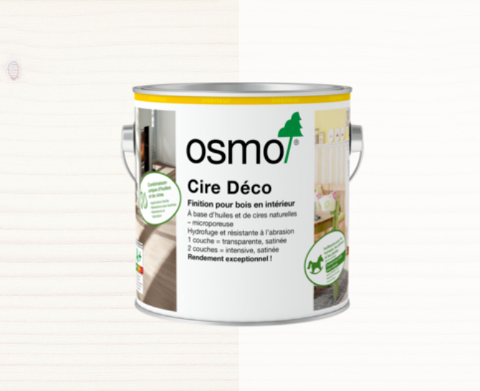 Cire déco Blanc mate 3186 OSMO 2.5L