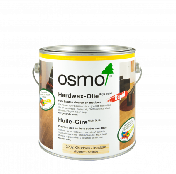 Huile cire OSMO séchage rapide satiné 3232 2,5L