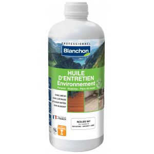 HUILE D'ENTRETIEN ENVIRONNEMENT BIOSOURCÉE MAT BLANCHON 1L