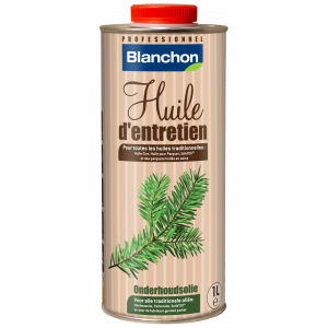 Huile d'entretien pour parquets huilés BLANCHON incolore 1L