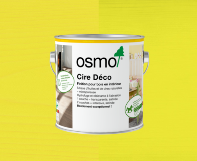 Cire déco Jaune 3105 OSMO 0.375L