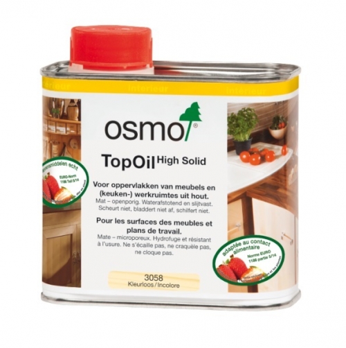 Huile cire Top Oil incolore pour surfaces bois - OSMO 3058