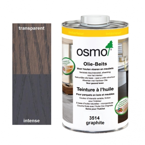 Teinture à l'huile OSMO Graphite pour parquet et bois