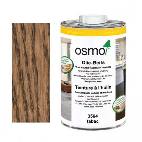 Teinture à l'huile OSMO tabac pour parquet et bois
